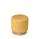 Puff ANGUS con base de madera de fresno