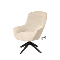 Butaca BOLONIA giratoria con base de 360°