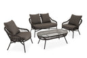 Conjunto SALONICA Sofá + 2 Sillones + Mesa Centro | MB Mobles