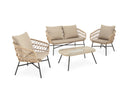 Conjunto PERUGIA Sofá + 2 Sillones + Mesa Centro | MB Mobles