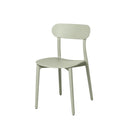Silla GRETA, en menta, vista en perspectiva