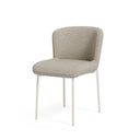 Silla Zoey con pata beige y tela antimanchas