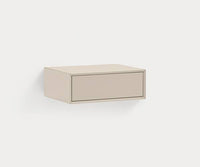 Mesita de noche PLATT suspendida de 55 cm con 1 cajón – Teulat