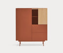 Mueble auxiliar alto OTTO de 100 cm con 2 puertas y 2 cajones – Teulat
