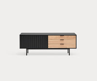 Mueble TV SIERRA de 140 cm con 1 puerta y 3 cajones – Teulat