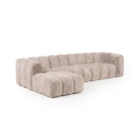 Sofá BRUMA de 3 plazas con chaiselongue