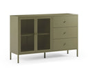 Aparador TANA de 140 cm en color verde, de la colección TANA y LUNA