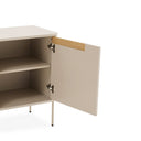 Aparador Bergen de 152 cm, detalle del interior