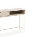 Consola recibidor Bergen con el cajón abierto