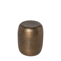 Mesa auxiliar SURAI de 30 cm en aluminio dorado
