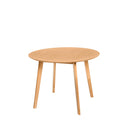 Mesa MONNA 100 Redonda Fija Roble | MB Mobles