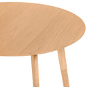 Mesa MONNA 100 Redonda Fija Roble | MB Mobles