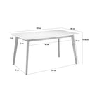 Croquis de medidas — Mesa ALICE 120
