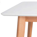 Mesa ALICE 120 Fija Blanco/Roble | MB Mobles