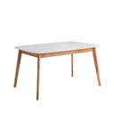 Mesa ENMA 120 Extensible Blanco/Roble | MB Mobles