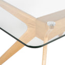 Mesa DELLA Cristal Fija | MB Mobles