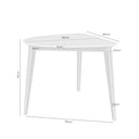 Mesa MORGAN Blanco/Roble | MB Mobles