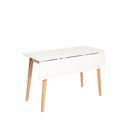 Mesa TORI Extensible Blanco/Roble | MB Mobles