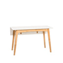 Mesa TORI Extensible Blanco/Roble | MB Mobles