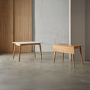 Mesa TORI Extensible Blanco/Roble | MB Mobles