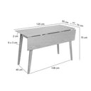 Croquis de medidas — Mesa TORI