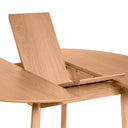 Mesa LIANA 100 Redonda Extensible Roble | MB Mobles