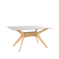 Mesa ELOISE Fija Porcelánica y Madera