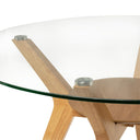 Mesa SABRINE Redonda Cristal | MB Mobles