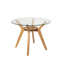 Mesa SABRINE Redonda Cristal | MB Mobles
