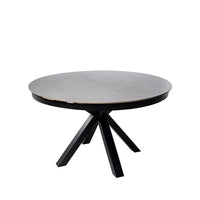 Mesa ZURI 130 Redonda Extensible con Aspa Central