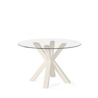 Mesa JADE Redonda Fija Cristal