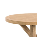 Mesa MINERVA Redonda Fija Roble | MB Mobles