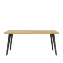 Mesa RANDY Fija Roble/Negro | MB Mobles