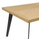 Mesa RANDY Fija Roble/Negro | MB Mobles