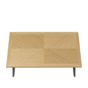 Mesa RANDY Fija Roble/Negro | MB Mobles