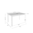 Mesa CONSTANCE Extensible Porcelánica | MB Mobles