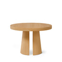 Mesa MARCELLA 120 Redonda Extensible Roble | MB Mobles