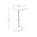 Mesa LYA Redonda Porcelánica | MB Mobles