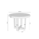 Mesa VIOLETTE Redonda Fija Cemento | MB Mobles