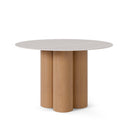 Mesa TRACY 120 Redonda Travertino | MB Mobles