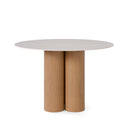 Mesa TRACY 120 Redonda Travertino | MB Mobles