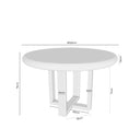 Mesa VIOLETTE Redonda Fija Cemento | MB Mobles