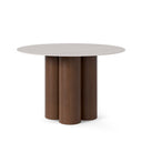 Mesa TRACY 120 Redonda Travertino | MB Mobles