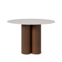 Mesa TRACY 120 Redonda Travertino | MB Mobles