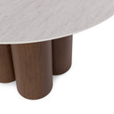 Mesa TRACY 120 Redonda Travertino | MB Mobles