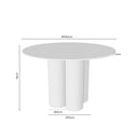 Mesa TRACY 120 Redonda Travertino | MB Mobles