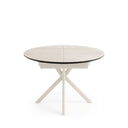 Mesa SUVI Redonda Extensible Porcelánica | MB Mobles