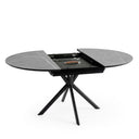 Mesa SUVI Redonda Extensible Porcelánica | MB Mobles