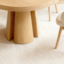 Mesa MARCELLA de 100 cm, en roble
