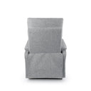 Sillón relax KASUMI manual, eléctrico o Power Lift, en gris claro, vista trasera